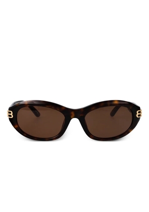 Balenciaga Eyewear oval-frame sunglasses - Brown