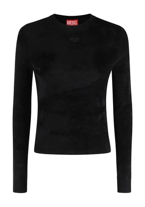 Diesel embroidered-logo T-shirt - Black