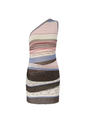 Missoni striped sleeveless dress - Brown