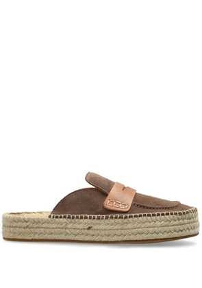 JW Anderson suede espadrilles - Brown