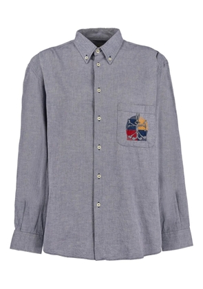 Iceberg Vintage embroidered-logo shirt - Blue