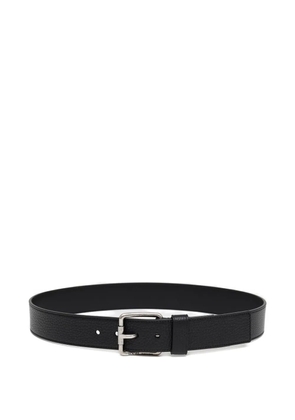 LOEWE textured buckle belt - Black