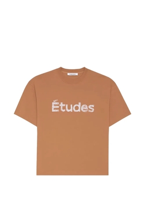 Études Studio logo-detail T-shirt - Brown