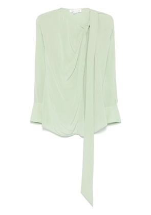 Victoria Beckham twist-detail blouse - Green