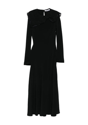 Vivetta lace-trimmed collar maxi dress - Black