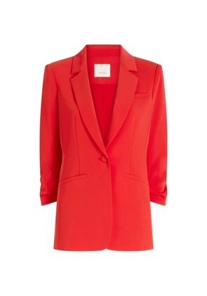 Cinq A Sept Crepe Khloe blazer - Red
