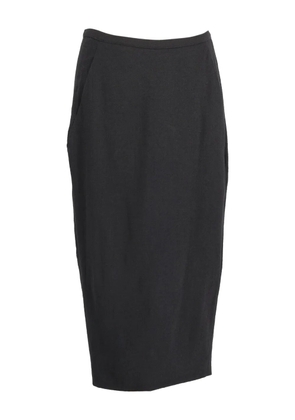 Rick Owens Vintage side-pockets zip skirt - Black