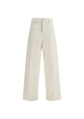Haikure Bethany Twill 45 wide-leg jeans - White
