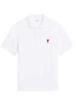 AMI Paris Ami De Coeur polo shirt - White