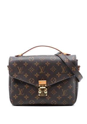 Louis Vuitton Pre-Owned 2016 Monogram Pochette Metis satchel - Brown