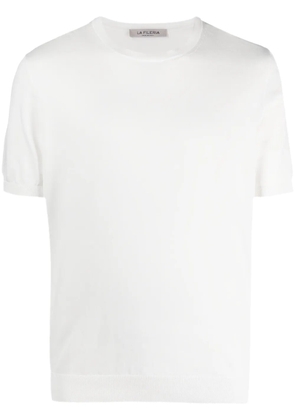 Fileria short-sleeved cotton jumper - White