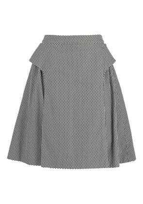 CHANEL Pre-Owned polka-dot mini skirt - Black
