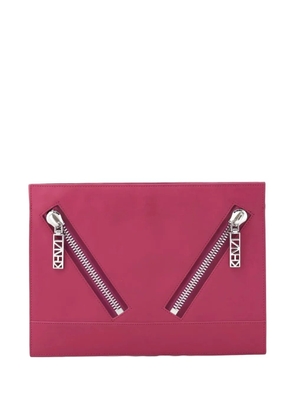 Kenzo Pre-Owned leather clutch bag - Pink
