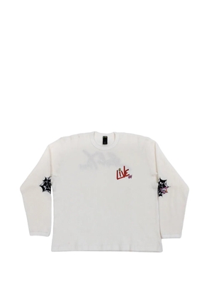 ANTI PROMO long-sleeved thermal sweater - Neutrals