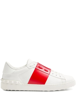 Valentino Garavani Open leather sneakers - White