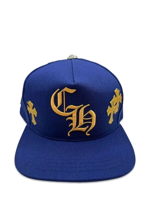 Chrome Hearts Cross Patch baseball cap - Blue