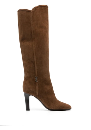 Saint Laurent 90mm Jane boots - Brown