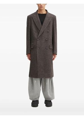 Wales Bonner Mayfair double-breasted coat - Brown