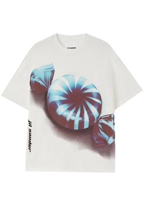 Jil Sander graphic-print cotton T-shirt - White