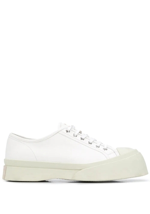 Marni Pablo leather flatform sneakers - White