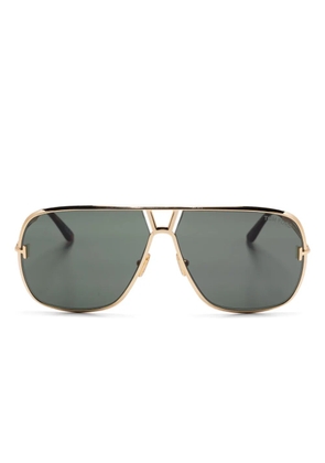 TOM FORD Eyewear pilot-frame sunglasses - Gold