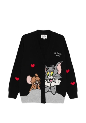 MC2 Saint Barth x Warner Bros cartoon-print cardigan - Black