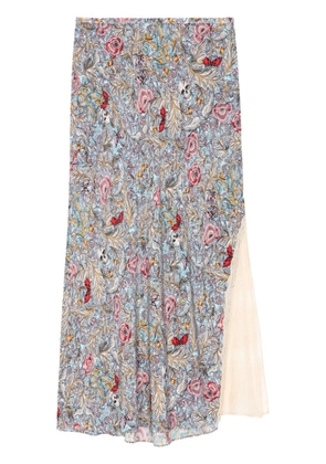 Zadig&Voltaire Jayla midi skirt - Blue