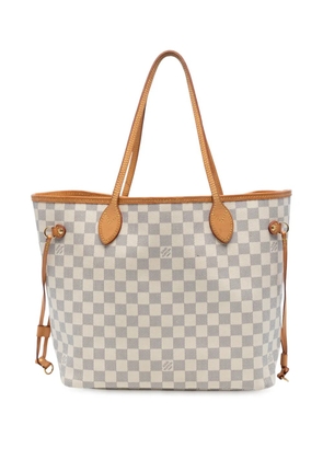 Louis Vuitton Pre-Owned 2007-2025 Damier Azur Neverfull MM tote bag - White