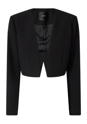 PINKO cropped V-neck jacket - Black