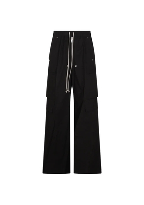 Rick Owens Cargobelas drawstring-fastening cargo pants - Black