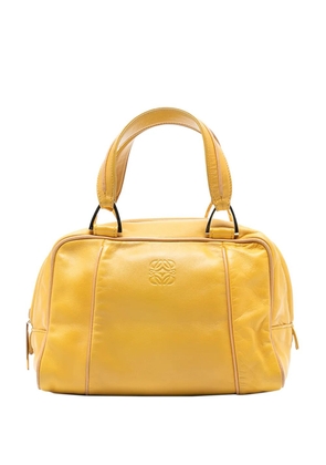Loewe Pre-Owned 1990-2025 Mini Leather Anagram handbag - Yellow