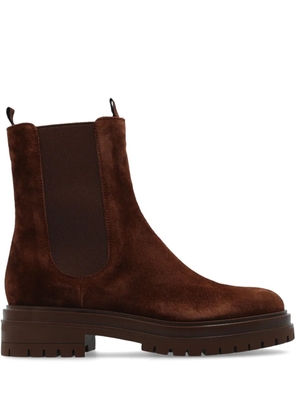 Gianvito Rossi Chester elasticated-panels boots - Brown