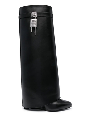 Givenchy Shark Lock 100mm leather boots - Black