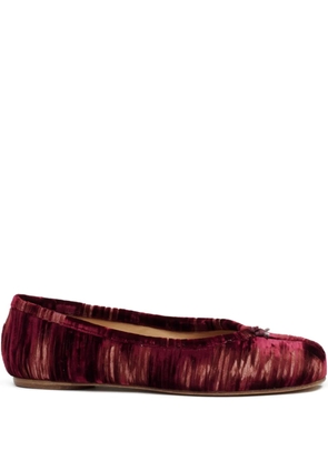 Maison Margiela Tabi ballet flats - Red