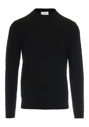Paolo Pecora textured wool sweater - Black