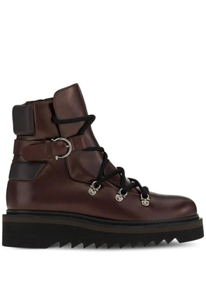 Ferragamo Elimo lace-up boots - Brown