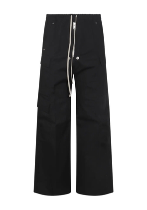 Rick Owens Belas cargo-pocket drawstring trousers - Black