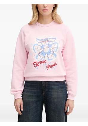 Kenzo rabbit-detail sweatshirt - Pink