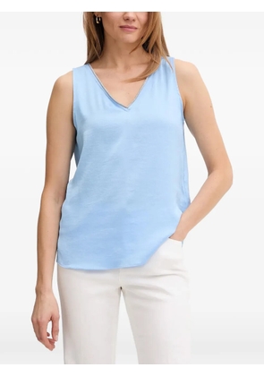 Joseph Ribkoff embellished V-neck top - Blue