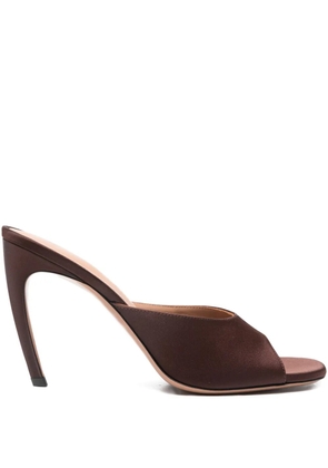 The Attico Betta heeled sandals - Brown