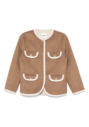 SANDRO button-down jacket - Brown
