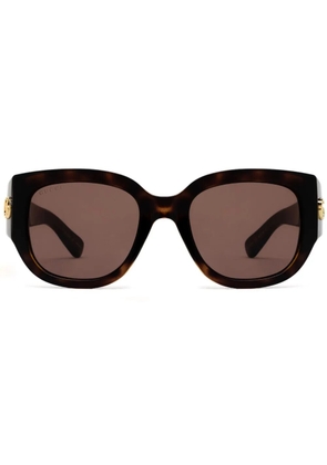 Gucci Eyewear Double G sunglasses - Brown