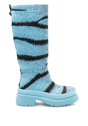 Valentino Garavani platform boots - Blue