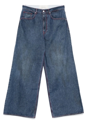 ERL contrast-stitching jeans - Blue