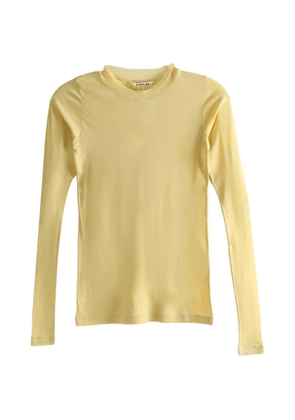 Auralee long-sleeve T-shirt - Yellow