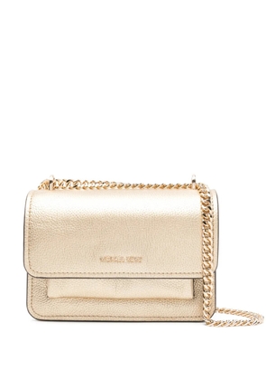Michael Michael Kors Claire chain-strap leather shoulder bag - Gold