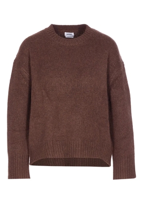 Not Shy crew-neck cashmere sweater - Brown