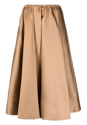 Valentino Garavani pleated mid-length skirt - Neutrals