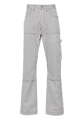 AMIRI striped cotton carpenter trousers - Black