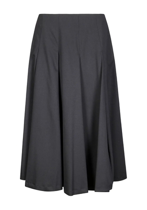 Stefano Mortari pleated midi skirt - Grey